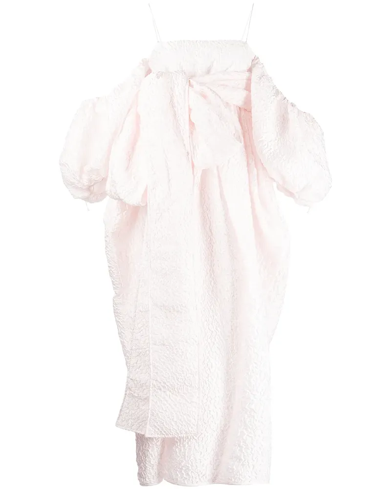Cecilie Bahnsen Schulterfreies Joel Kleid - Rosa Rosa