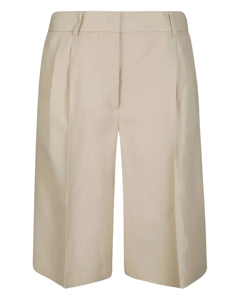 Alberto Biani Shorts mit Bügelfalten - Nude Nude