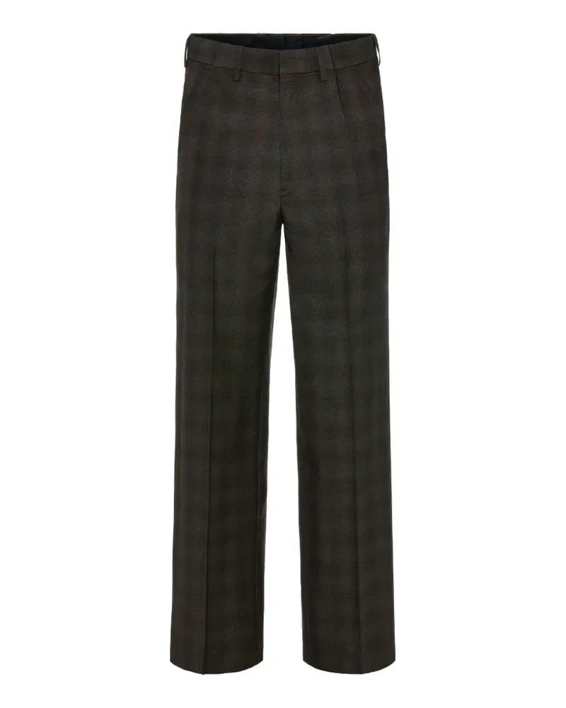 Maison Margiela Klassische Hose mit Karomuster - Braun Braun