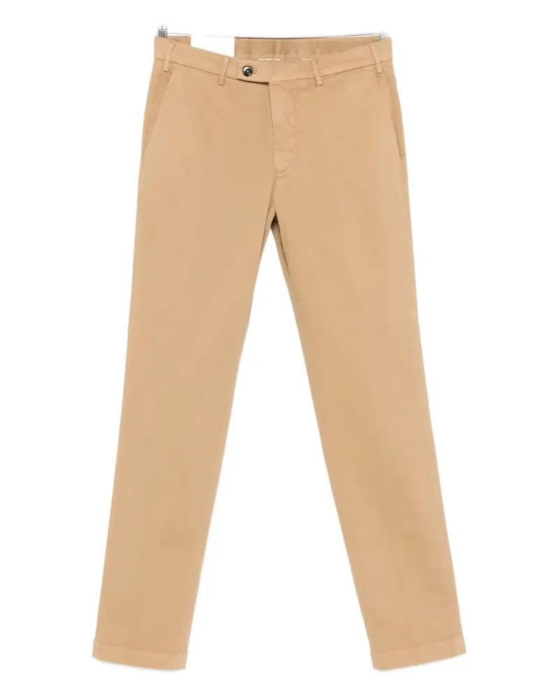 MICHAEL COAL button-fastening trousers - Braun Braun