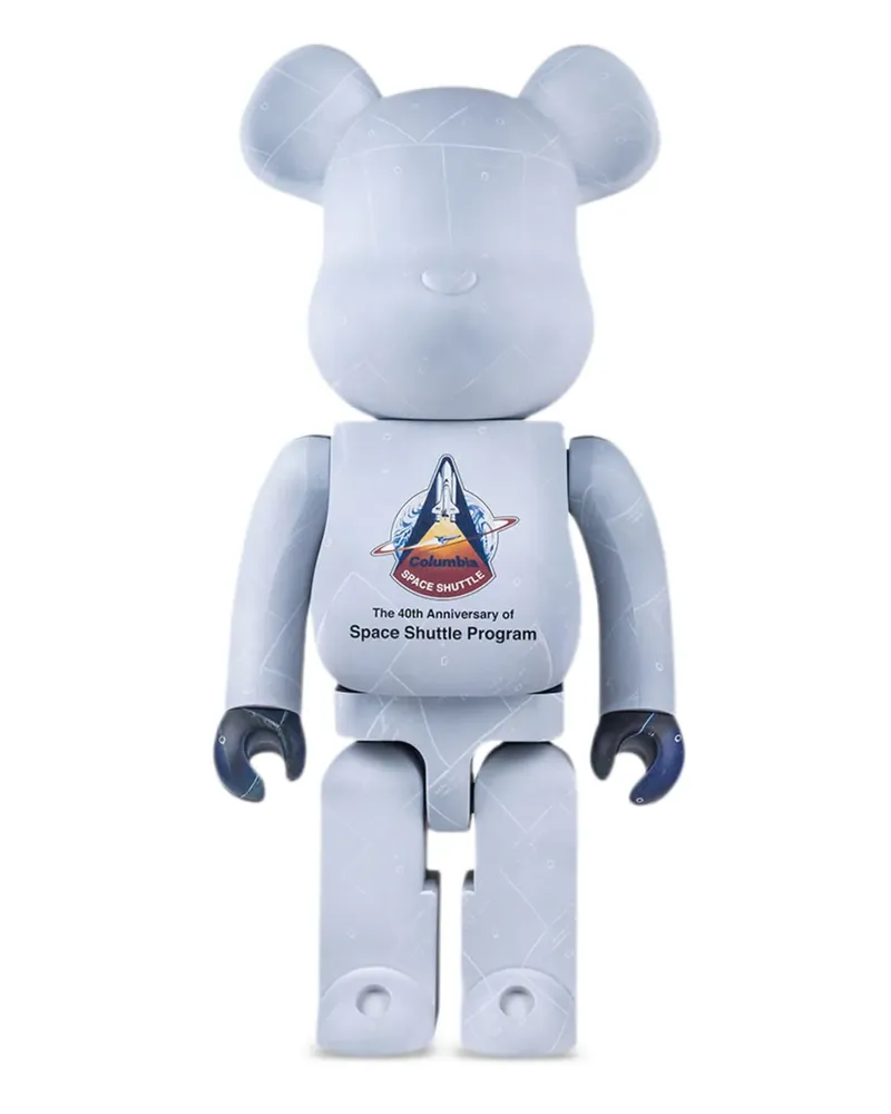 Medicom Toy Space Shuttle BE@RBRICK Figur - Blau Blau