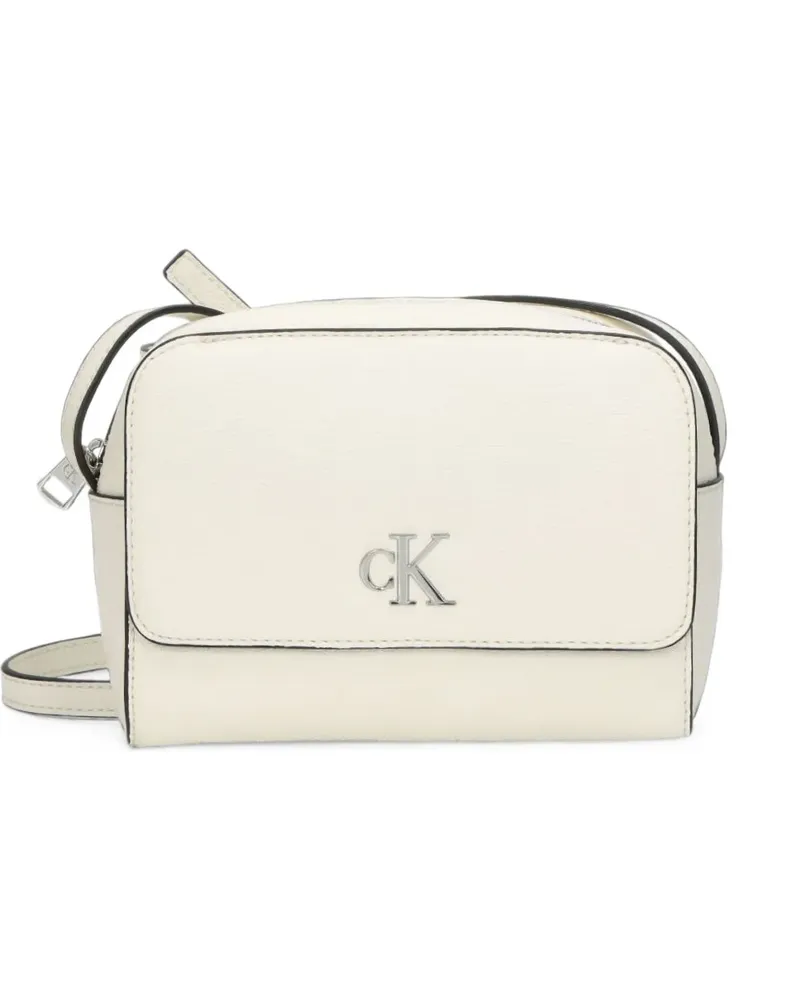 Calvin Klein Umhängetasche mit Logo-Schild - Nude Nude