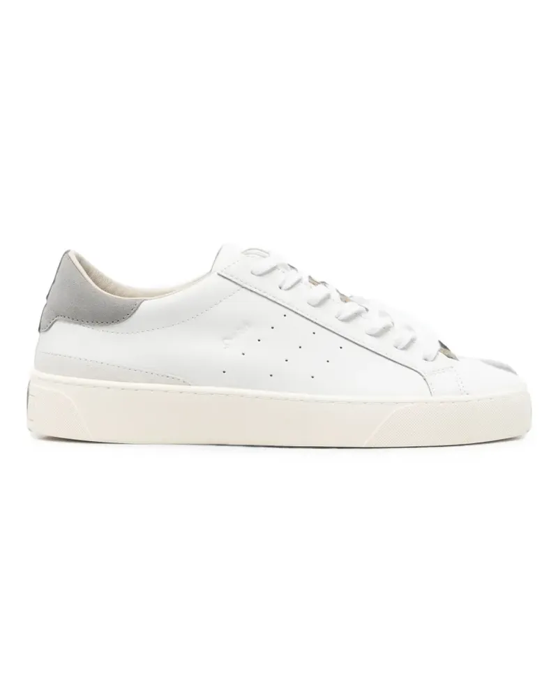 D.A.T.E. perforated panelled sneakers - Weiß Weiß
