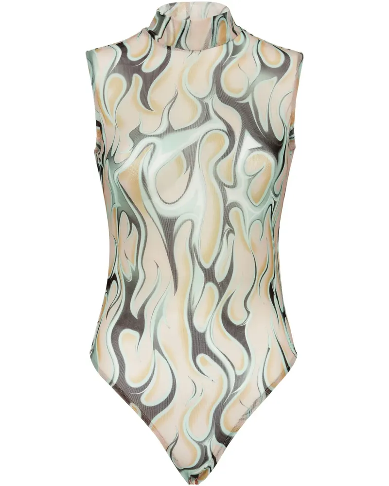 Philipp Plein Ärmelloser Flame Body - Nude Nude