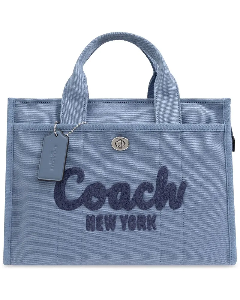 Coach Shopper mit Logo-Stickerei - Blau Blau