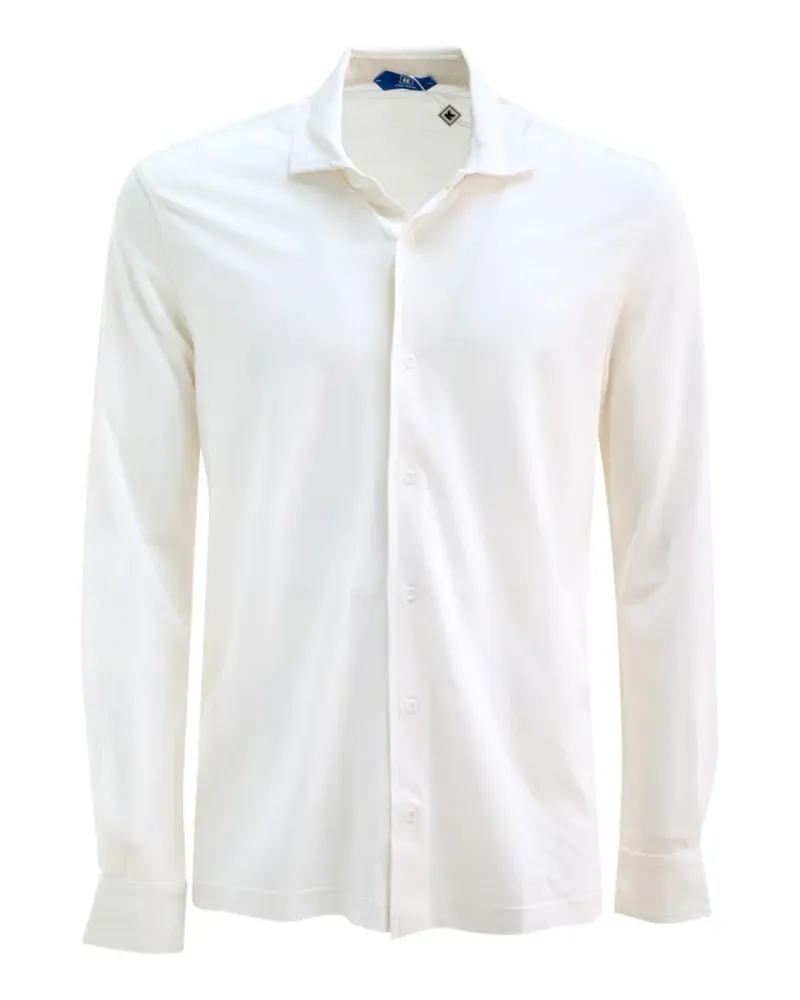 KIRED long-sleeved polo shirt - Weiß Weiß