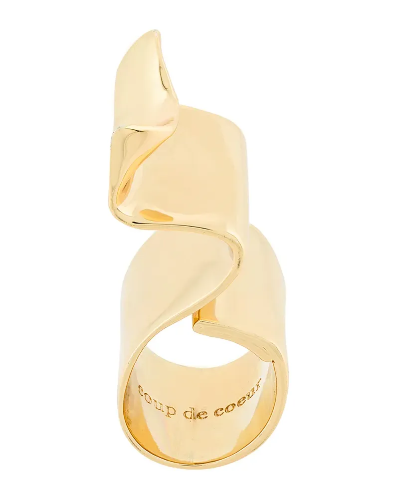Coup De Coeur Wave' Ring - Gold Gold