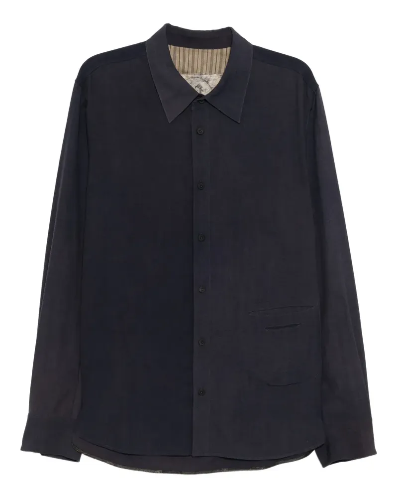 Ziggy Chen Klassisches Hemd - Blau Blau