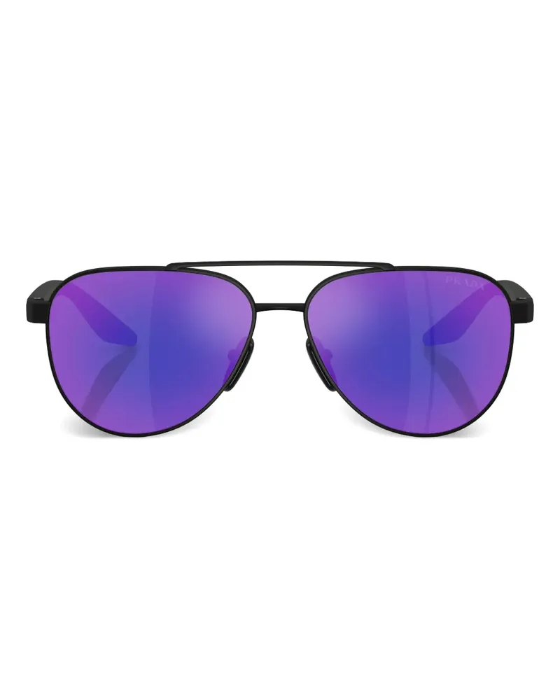 Prada Getönte Pilotenbrille - Schwarz Schwarz