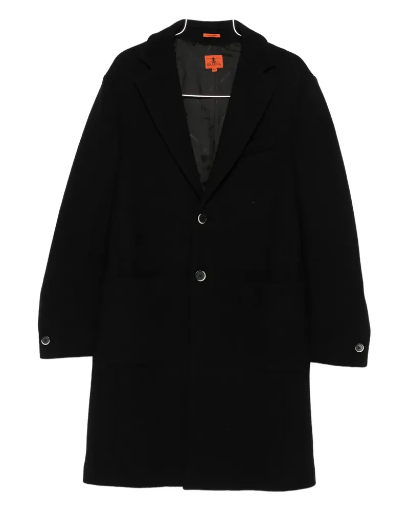 BARENA single-breasted long-sleeve coat - Schwarz Schwarz