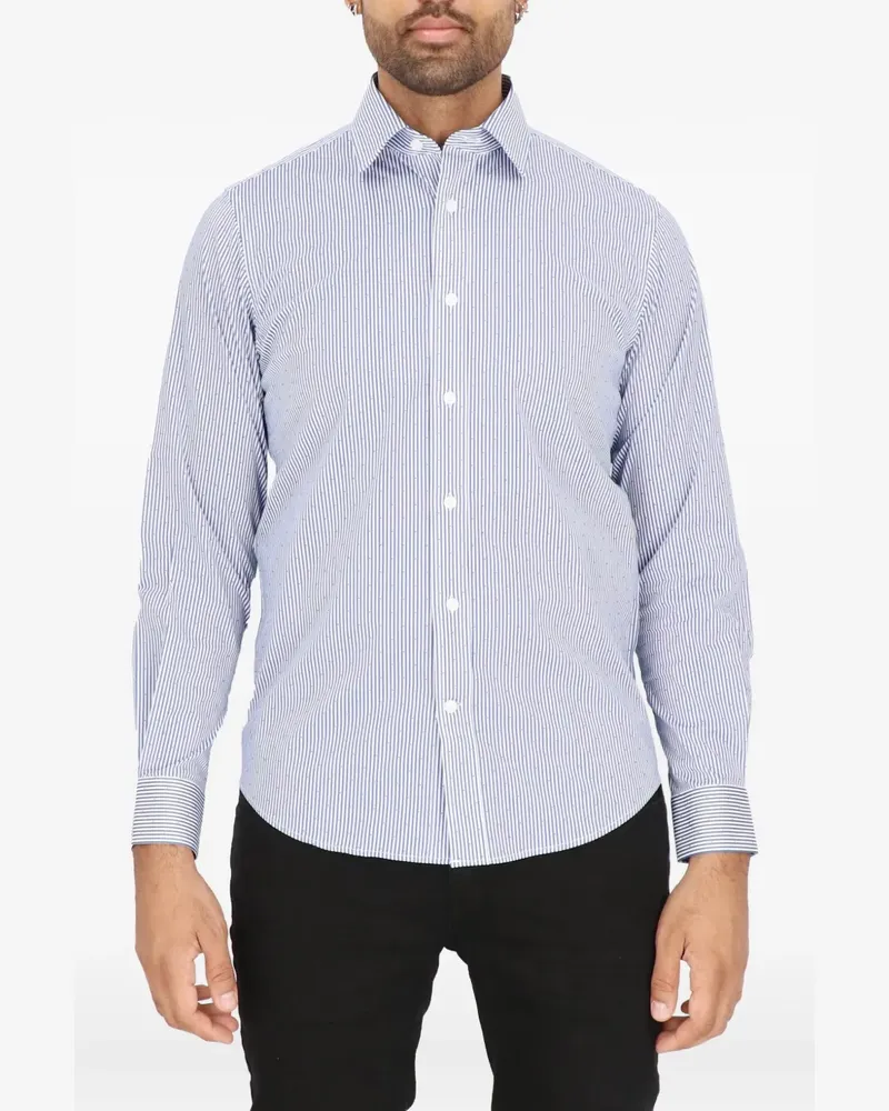 Scotch&Soda Hemd mit Nadelstreifen - Blau Blau