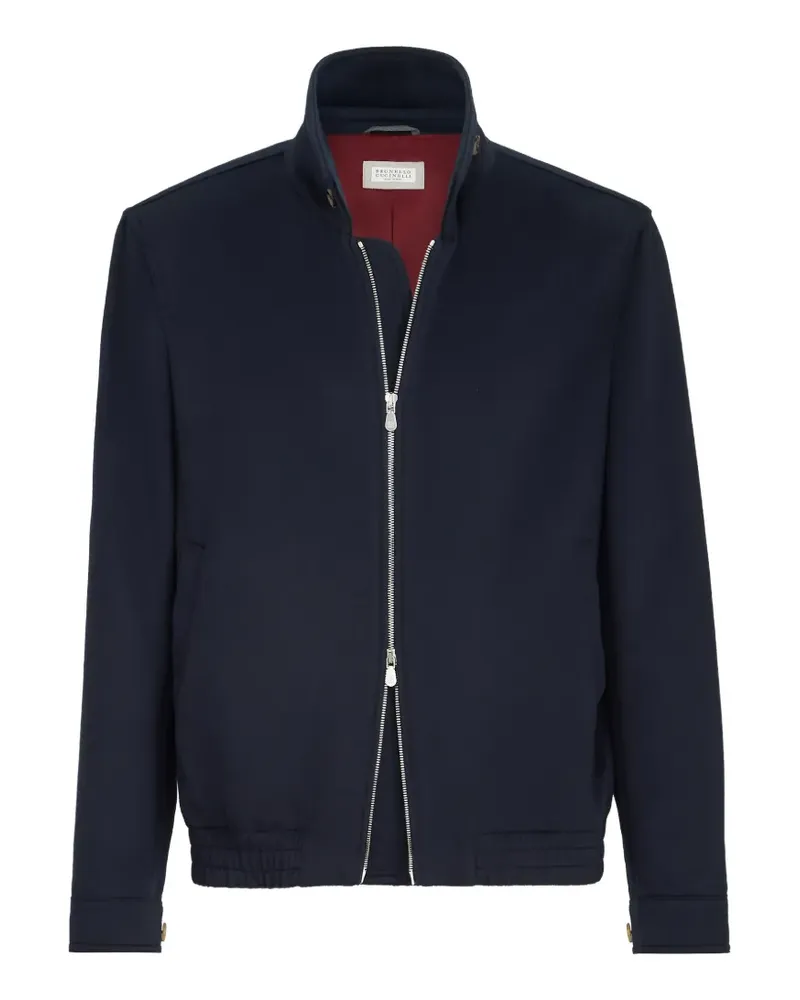 Brunello Cucinelli Jacke mit Stehkragen - Blau Blau