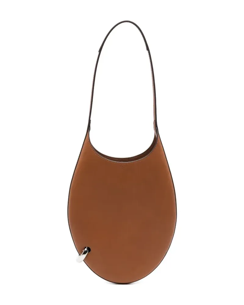 Tory Burch Kleine Pierced Schultertasche - Braun Braun
