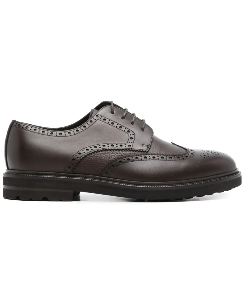 Henderson Oxford-Schuhe mit Laser-Cuts - Braun Braun