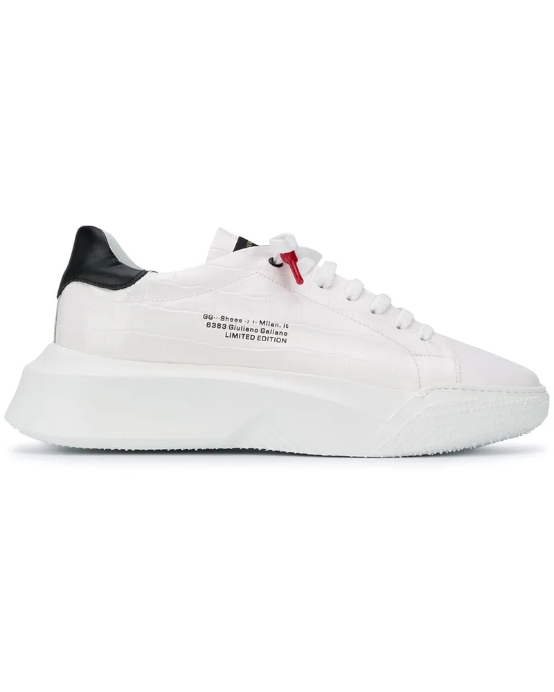 Giuliano Galiano Nemesis' Sneakers - Weiß Weiß