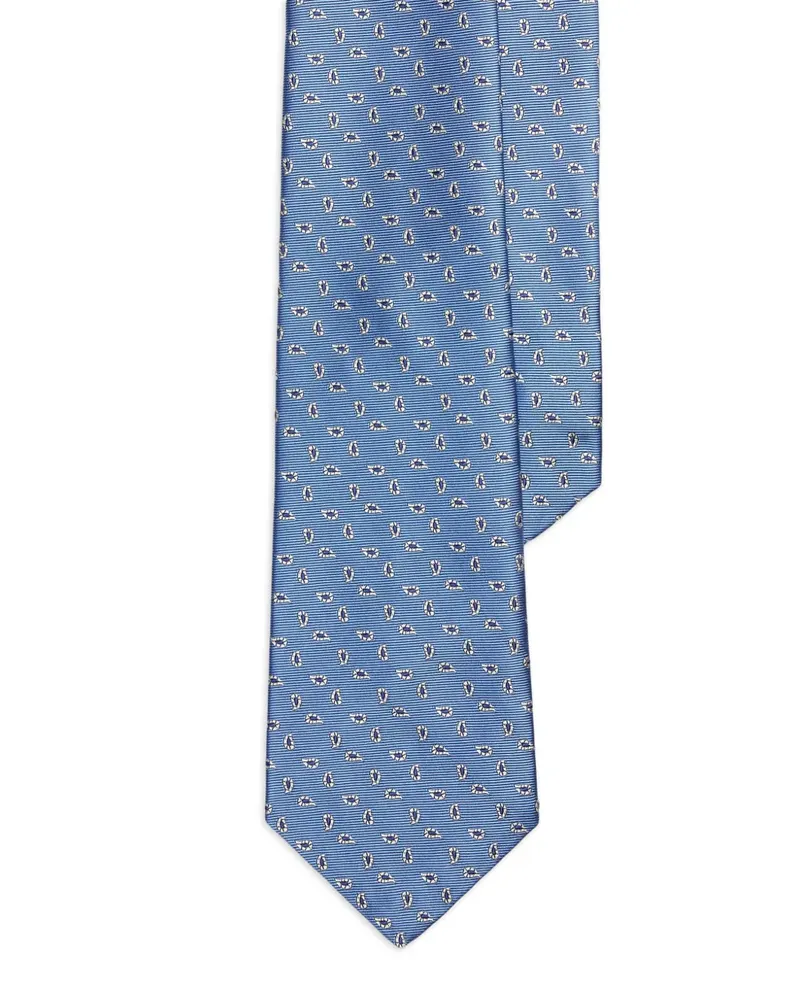 Ralph Lauren neat silk tie - Blau Blau