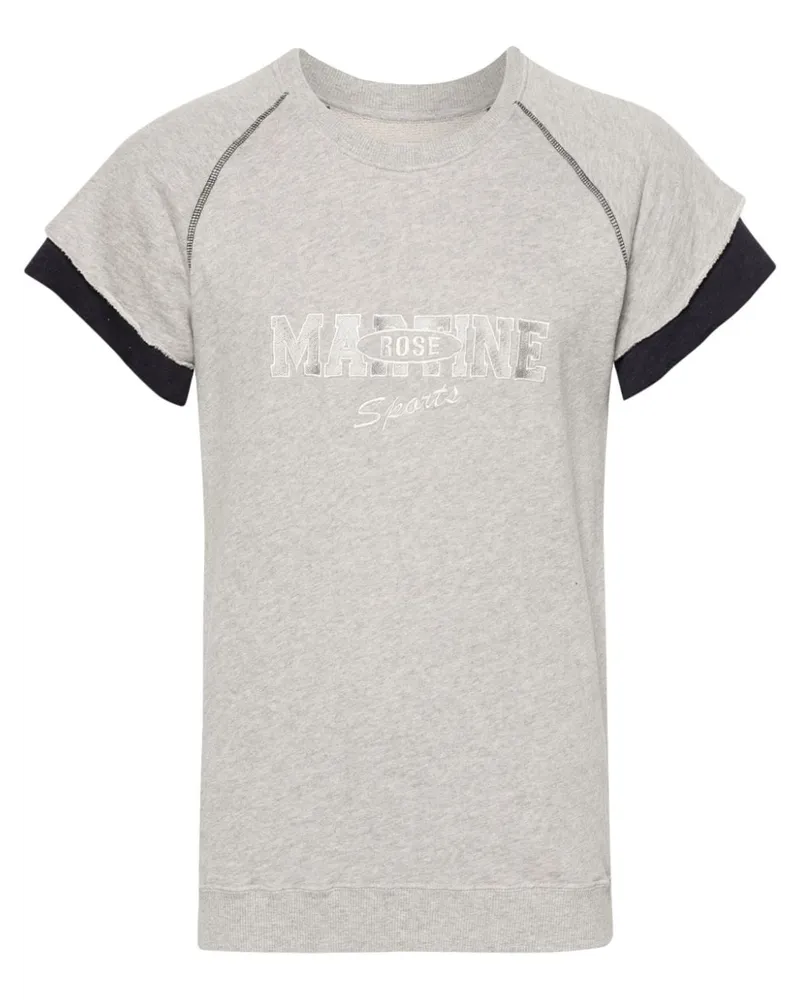 Martine Rose T-Shirt im Layering-Look - Grau Grau