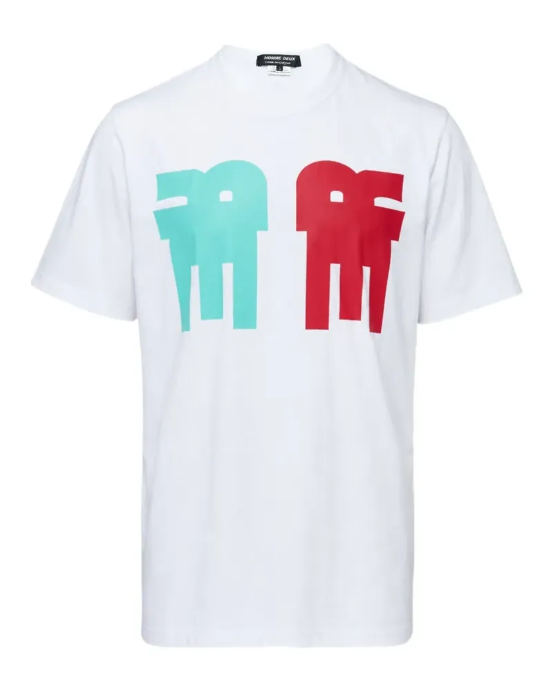 Comme des Garçons T-Shirt mit grafischem Print - Weiß Weiß