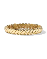 David Yurman 18kt Gelbgoldarmband mit Diamanten Gold