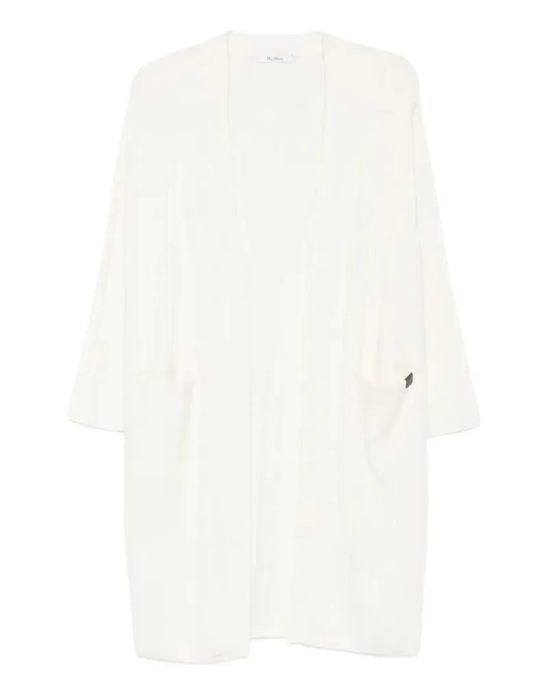 Max Mara Cardigan aus Kaschmir - Weiß Weiß