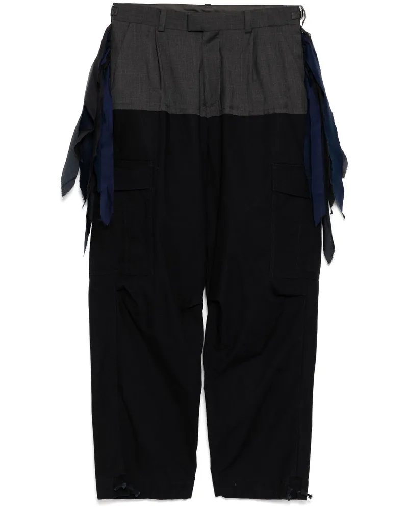 Undercover Hose mit Einsätzen - Blau Blau