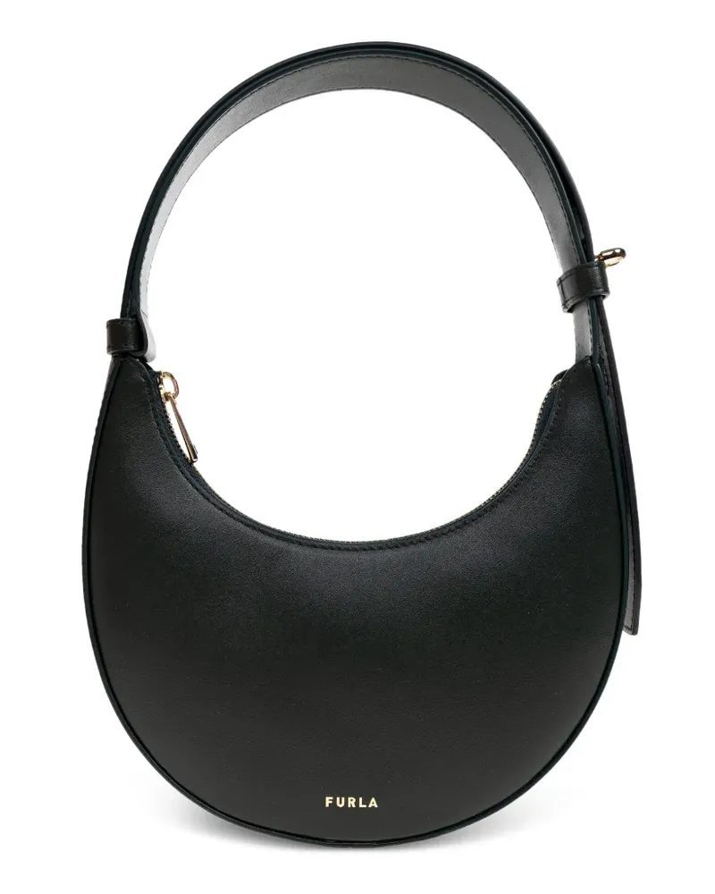 Furla mini Delizia leather tote bag - Grün Grün
