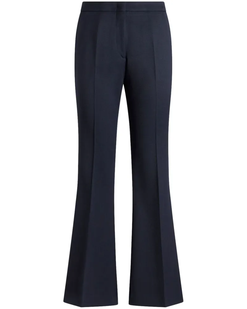 Etro Ausgestellte Gabardine-Hose - Blau Blau