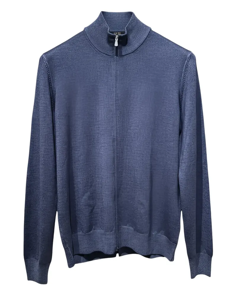 Gran Sasso Cardigan mit Reißverschluss - Blau Blau