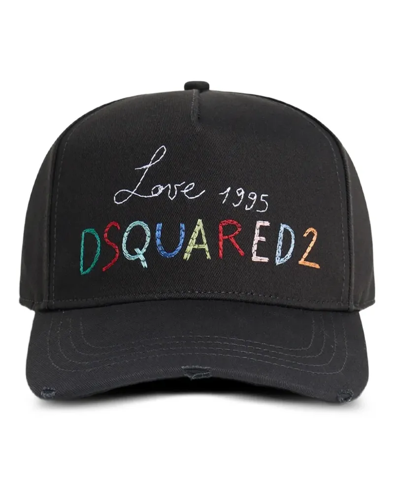 Dsquared2 Baseballmütze mit -Logo - Schwarz Schwarz