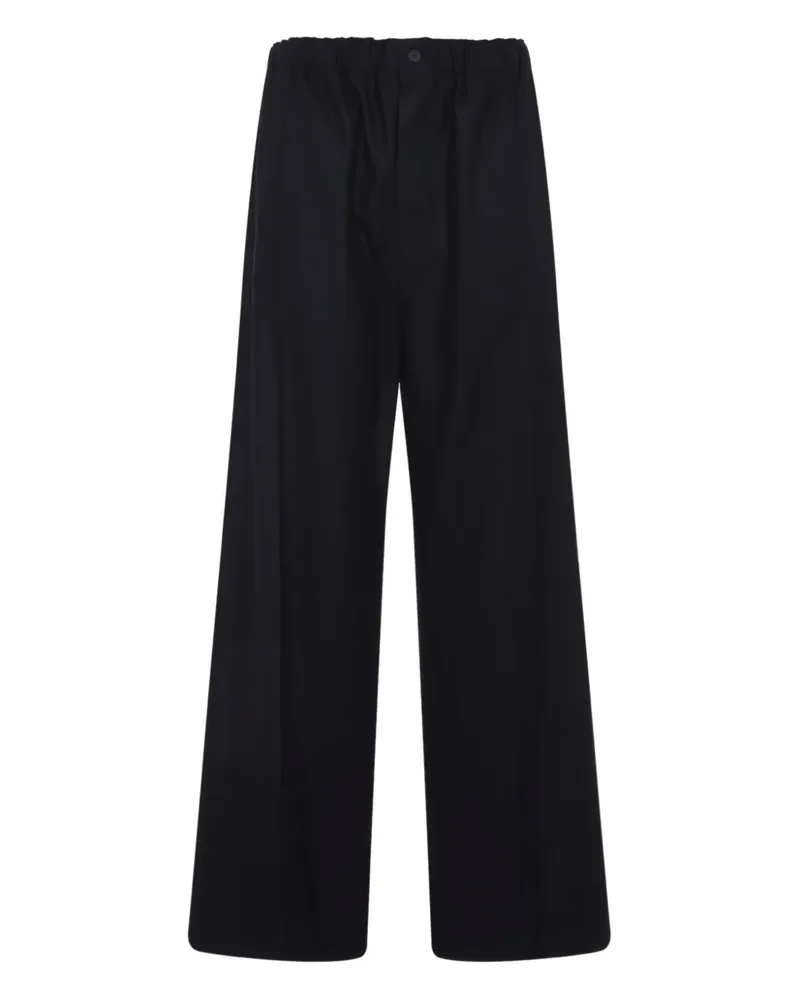 Carven Hose mit weitem Bein - Schwarz Schwarz