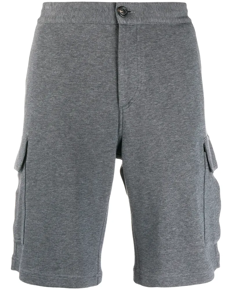 Brunello Cucinelli Schmale Shorts - Grau Grau