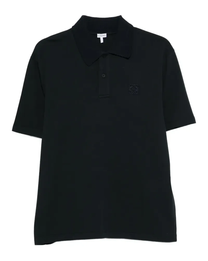 Loewe Poloshirt mit Logo-Stickerei - Blau Blau