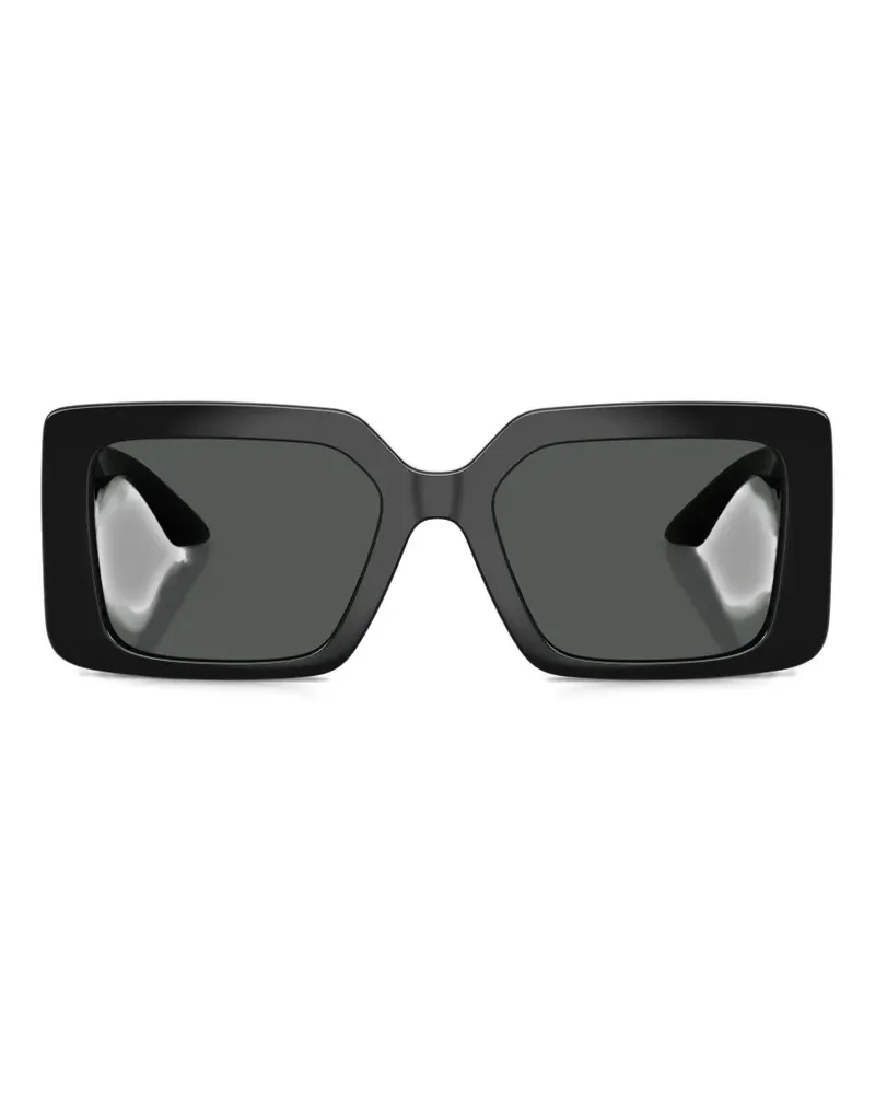 Versace square-frame gold-tone sunglasses - Schwarz Schwarz