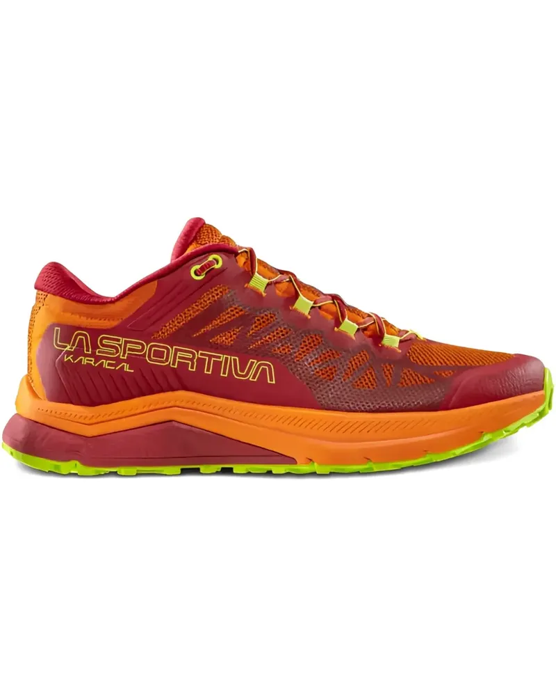 La Sportiva Karacal Trail-Lauf-Schuhe mit Mesh-Einsatz - Rot Rot