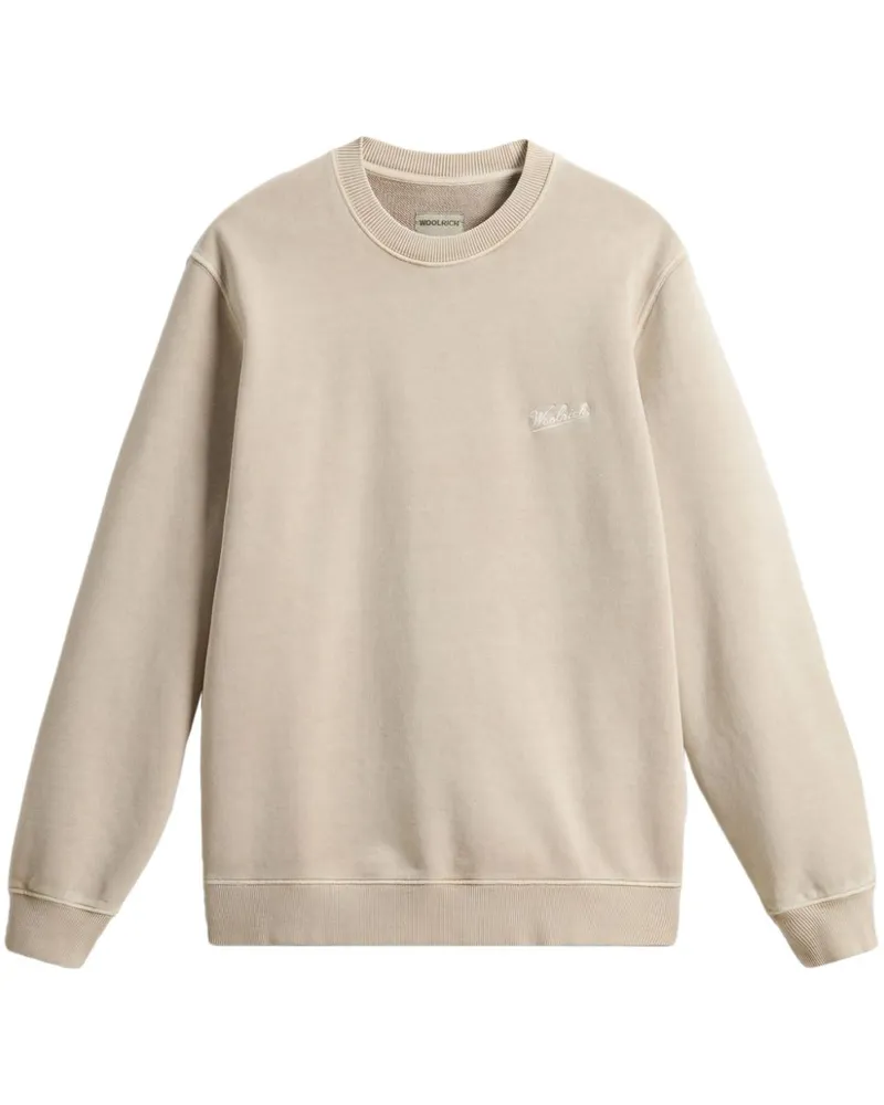 Woolrich Sweatshirt mit Logo-Stickerei - Nude Nude