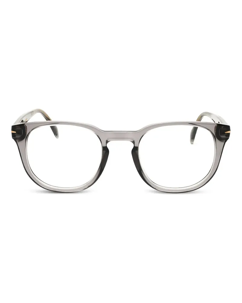 EYEWEAR by DAVID BECKHAM Brille mit eckigem Gestell - Grau Grau