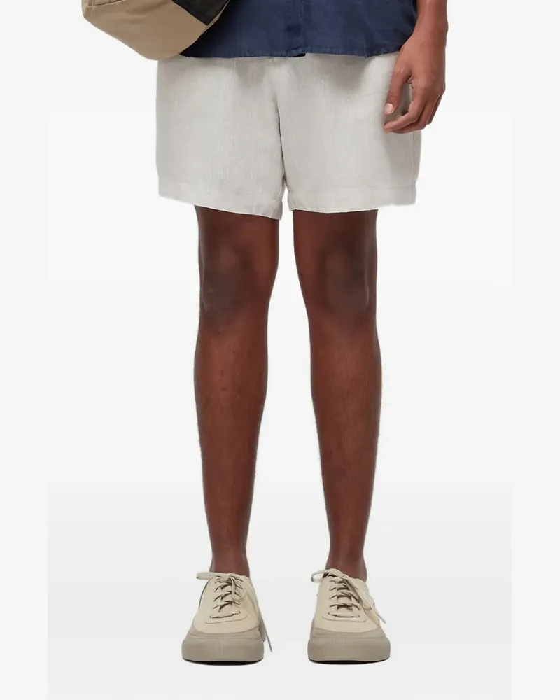 Osklen Balneario Shorts aus Leinen - Weiß Weiß