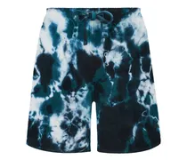 Shorts mit Batik-Print