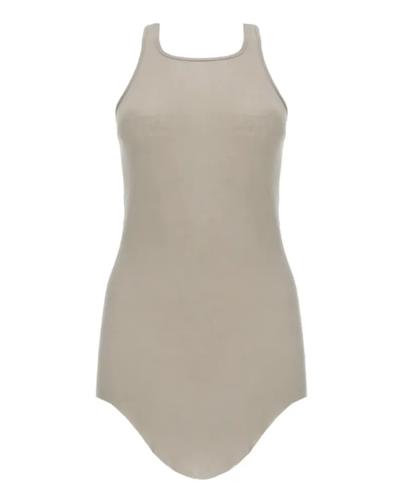 Rick Owens scoop-neck trank top - Nude Nude