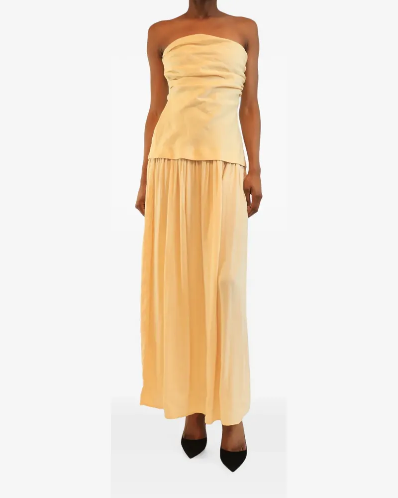 Faithfull The Brand Hedy layered maxi dress - Nude Nude