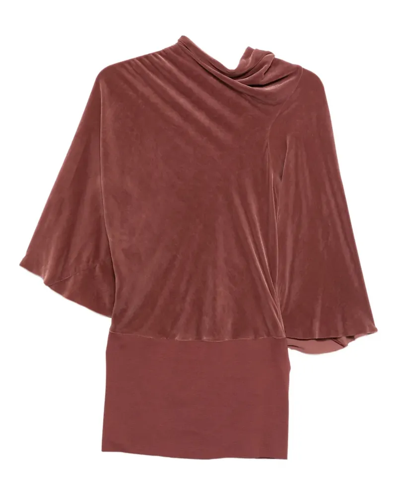 Rick Owens Drapierte Bluse mit Glockenärmeln - Rosa Rosa