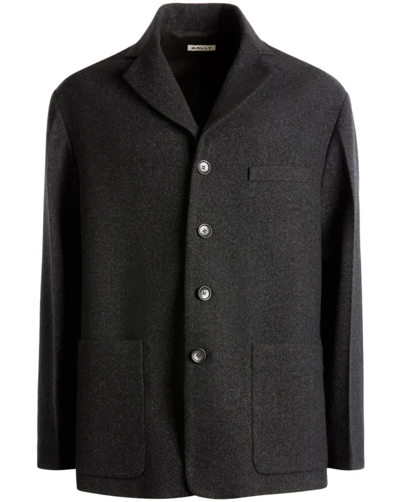Bally Jacke aus Wolle - Grau Grau