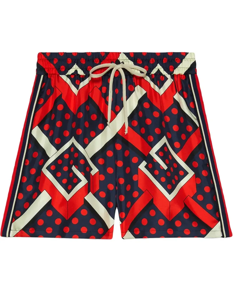 Gucci Shorts mit Print - Blau Blau