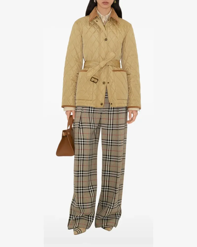Burberry Gesteppte Jacke - Nude Nude