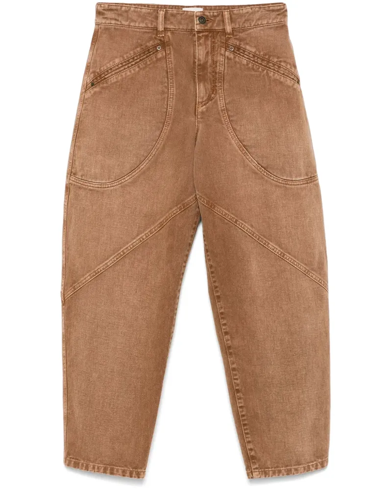 Isabel Marant Catarina Hose - Braun Braun