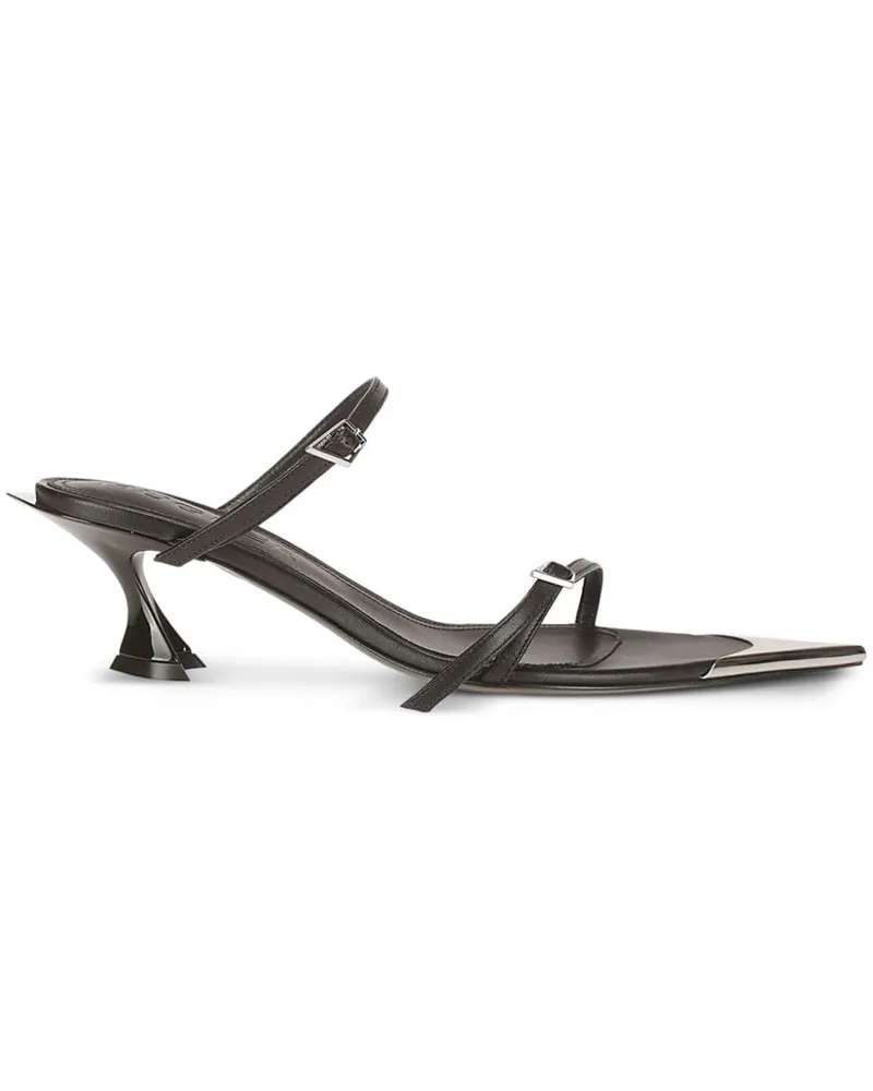 Thierry Mugler Fang Sandalen 55mm - Schwarz Schwarz