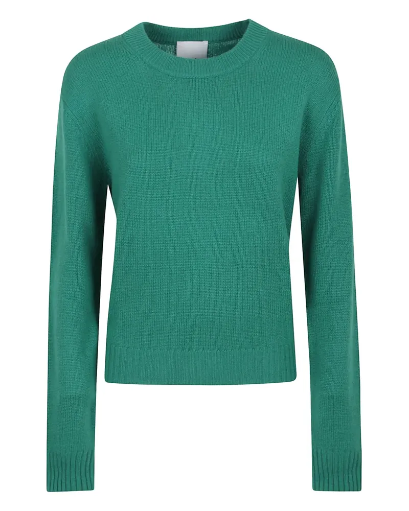 ALLUDE Kaschmirpullover mit Rundhalsausschnitt - Grün Grün