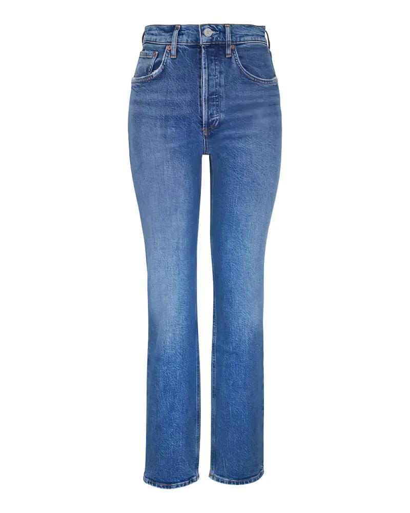 AGOLDE Lana Divert Straight-Leg-Jeans - Blau Blau