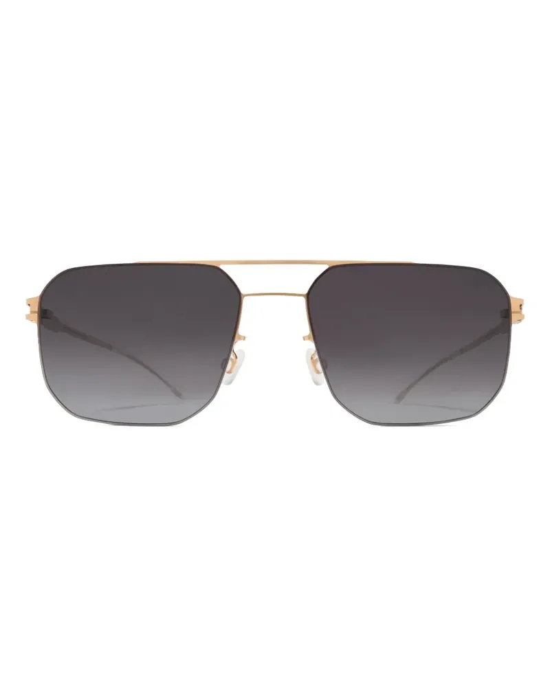 Mykita Rhys geometric-frame sunglasses - Gold Gold