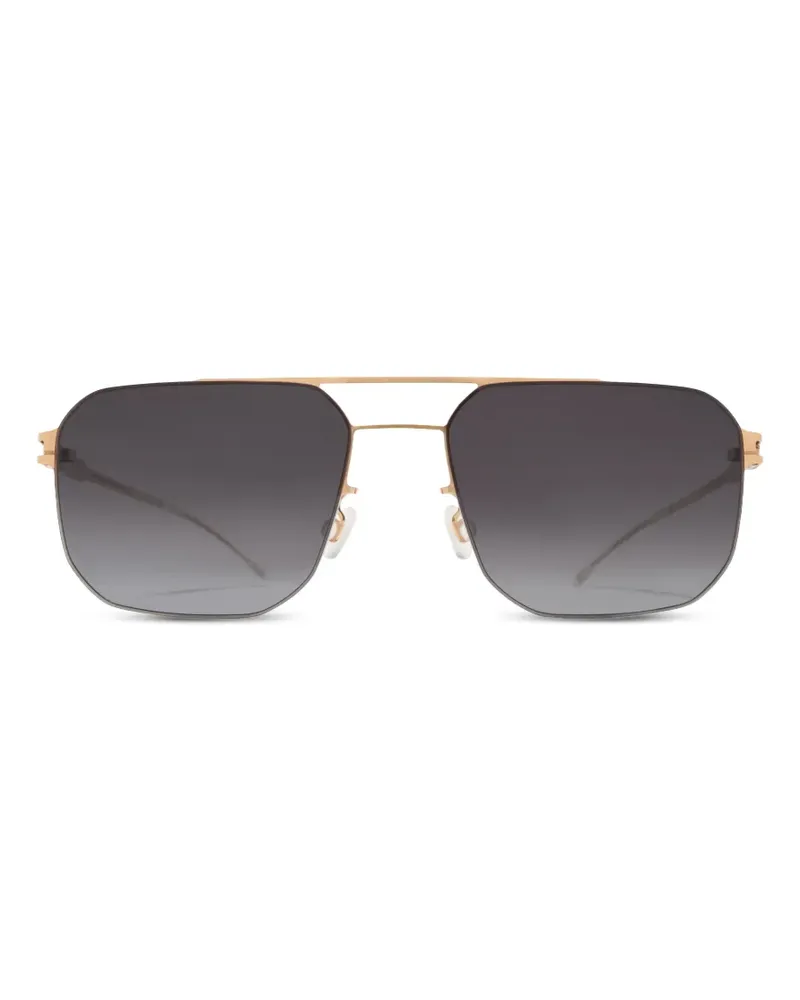 Mykita Rhys geometric-frame sunglasses - Gold Gold